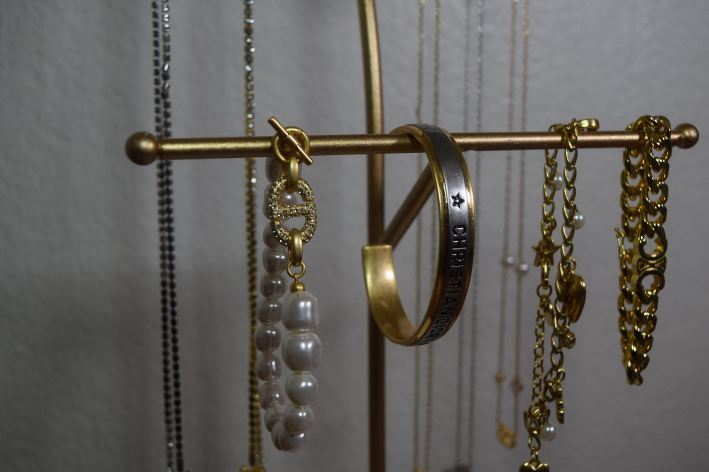 Pearl Diamond CD Bracelet
